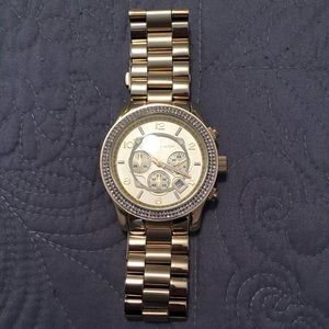 Gold Michael Kors watch